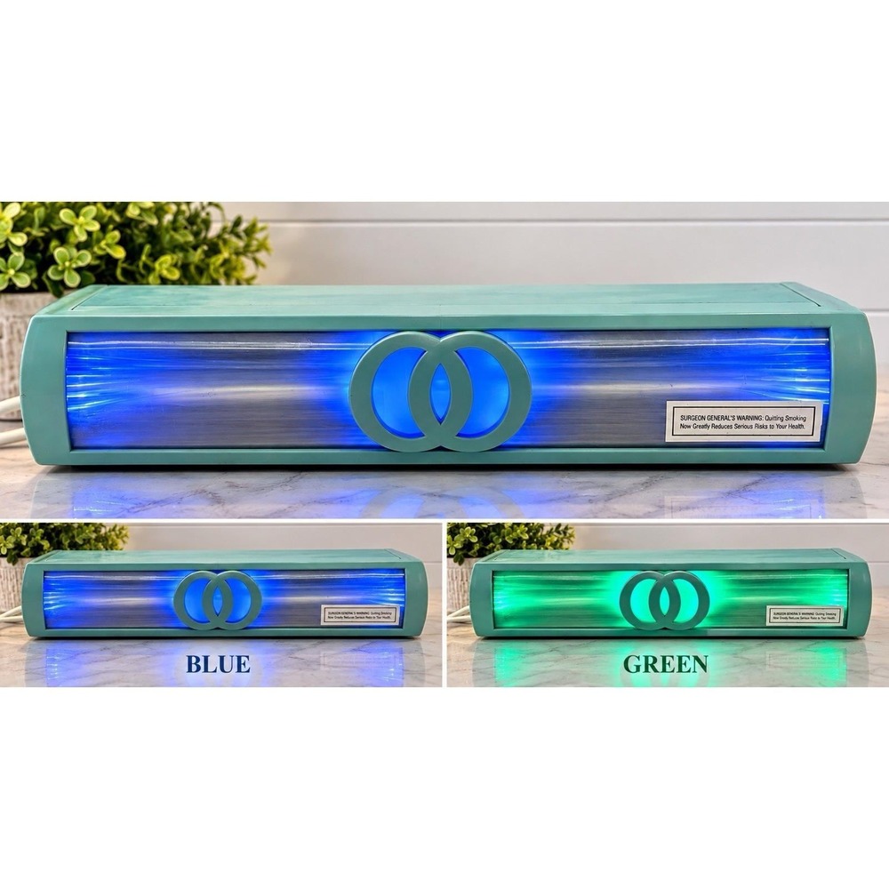 Vintage Kool Cigarettes Lighted Counter Display Color Changing